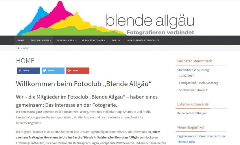 Blende Allgäu Screenshot